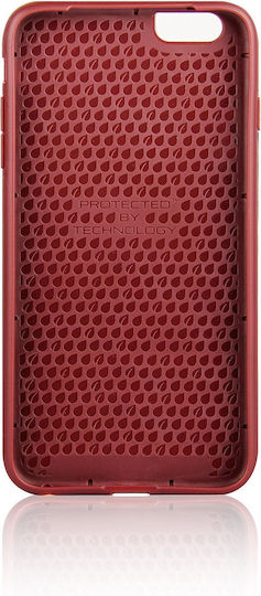 Evutec Back Cover Σιλικόνης 1.5mm Κόκκινο (iPhone 6/6s)