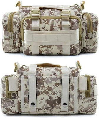 One Strap BL014 Military Backpack Backpack Camouflage in Khaki Color