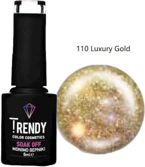 Trendy Color Cosmetics Semi-Permanent Nail Polish 6ml 1pcs