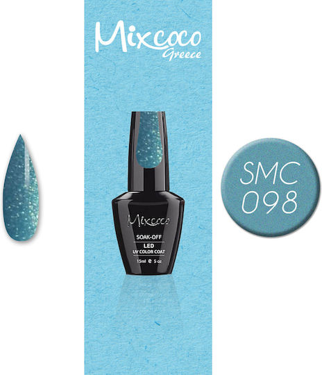 Mixcoco Mixcoco Gel Nagellack SMC 098 mit Glitzer 15ml