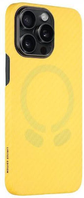 Tactical Magforce Aramid Back Cover Yellow (iPhone 15 Pro Max)