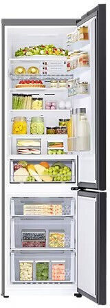 Samsung Fridge-Freezer 390lt NoFrost H203xW59.5xD65.8cm Black RB38C6B2E22