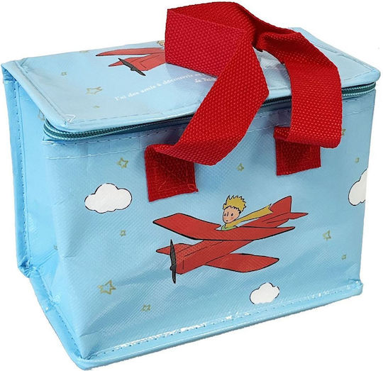 Kiub Le Petit Prince School Insulated Hand Lunch Bag Light Blue 16.5 x 12 x 21.5cm