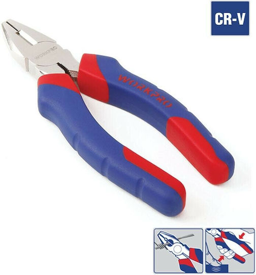 WorkPro Pliers 180mm Plier Straight Length 180mm