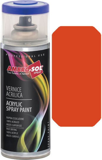 Ambro-Sol Spray Farbe V400 Acryl Verkehr Orange RAL 2009 400ml