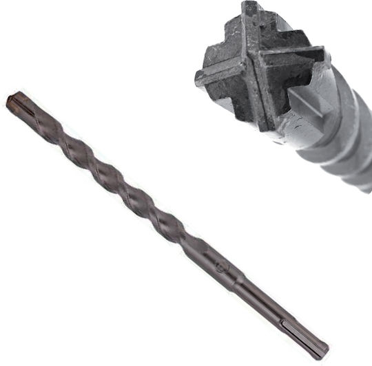 Raider Concrete Drill 4 Cutters SDS-Plus 8x160mm Four-Cut Drill with SDS Plus Shank for Masonry 8x100mm