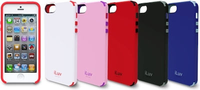 iLuv Silicone Back Cover Blue (iPhone 5/5s/SE)