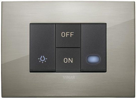 Vimar Vimar Recessed Wall Switch Basic Commands One-Way Without Frame White