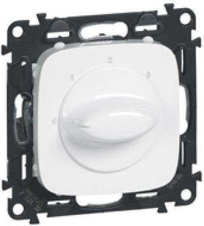 Legrand Valena Allure 7551 Recessed Rotary Switch Ventilation without Frame White