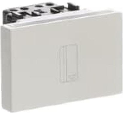 Abb Zenit Recessed Wall Card Switch Commands One-Way with Frame White