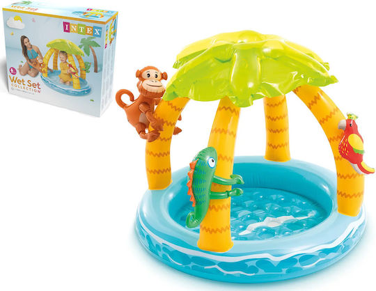 Intex Children's Round Swimming Pool 45lt Inflatable 102x86cm