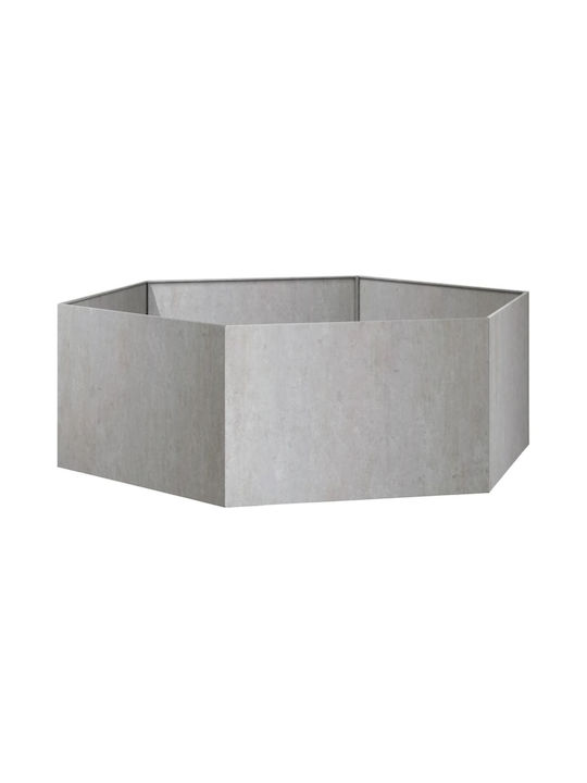 vidaXL Кутия за саксии Метал Scur. 138x120x45см.