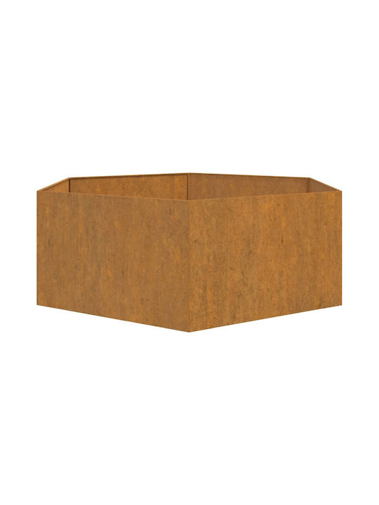 vidaXL Кутия за саксии Метал Scur. 138x120x45см.