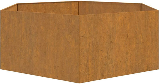 vidaXL Кутия за саксии Метал Scur. 138x120x45см.