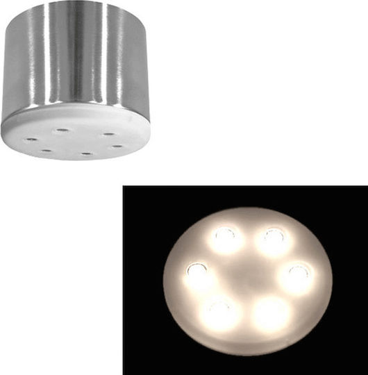 Adeleq Μονό LED Θερμό Λευκό Σποτ σε Λευκό Χρώμα