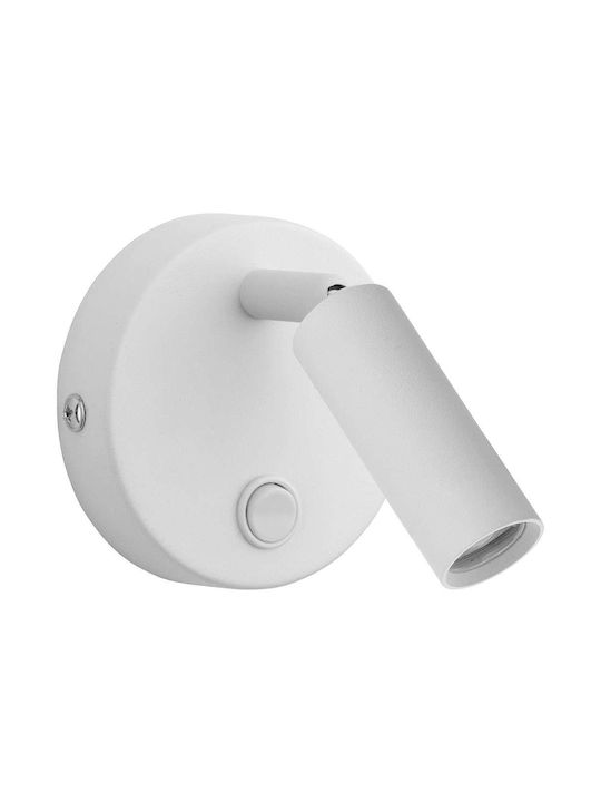 TK Lighting Enzo Single Spot with Socket G9 in White Color