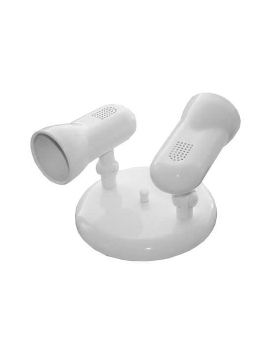 Elvhx Double Spot in White Color
