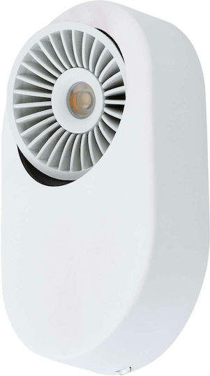 Eglo Montale Single LED Warm White Spot in White Color Eglo Montale Single LED Warm White Spot in White Color