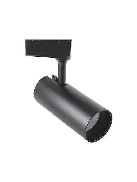Vito Single LED Natural White Spot in Black Color