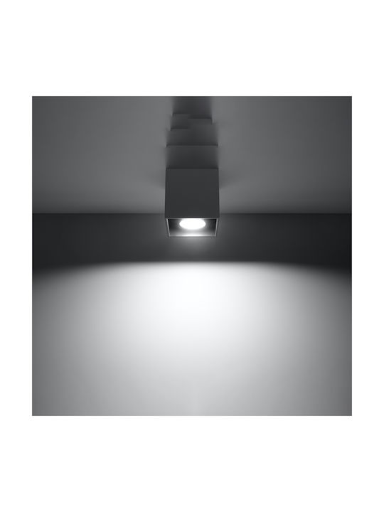 Sollux Single Spot with Socket G9 in Black Color
