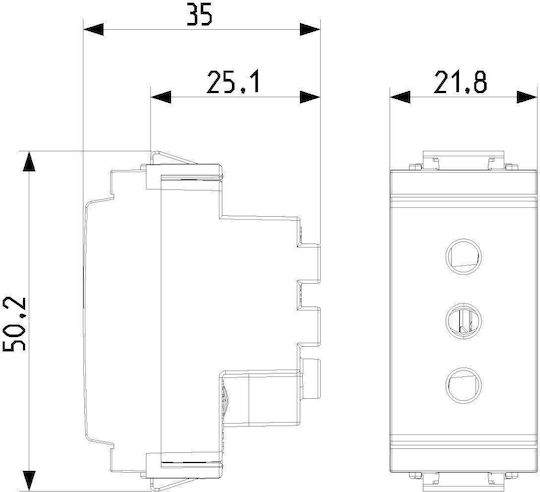 Vimar Idea Einzeln Gemauert Stromsteckdose Gray 1Stück