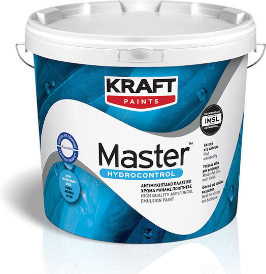 Kraft Master Hydrocontrol Plastic Anti-Mildew Paint for Interior Use 3lt