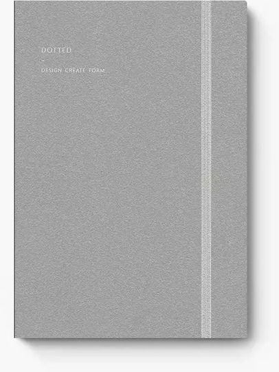 adBook Carnet B5 cu Puncte Cărbune de lemn