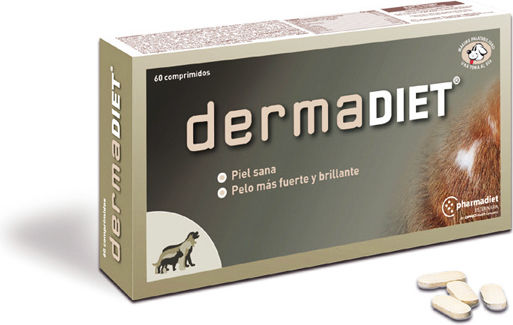Pharmadiet Dermadiet Συμπλήρωμα Διατροφής Σκύλου σε Δισκία 60 tabs για Δέρμα & Τρίχωμα