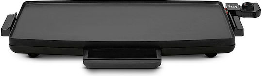 Izzy Plancha BBQ XL Tabletop Electric Grill Smooth Plate 2400W with Adjustable Thermostat 59.5cmx34.5cmcm