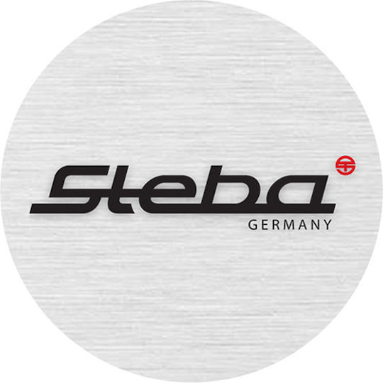 Steba RC 28 Tabletop Electric Grill Raclette Aluminium Smooth and Ribbed Plate 1400W with Adjustable Thermostat 45cmx30cmcm