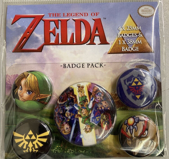 Pyramid International Konkarda Die Legende von Zelda 5Stück Pack 5 Abzeichen BP80530