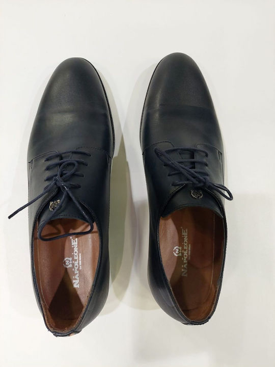 Leder Herren Freizeitschuhe Blau