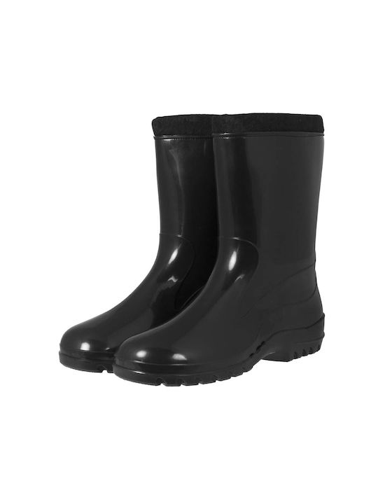 Calf Boot PS-200P Non-Slip Work Wellies Tibia Black