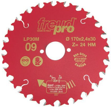 Freud Cutting Disc for Wood Cutting Disc Wood Hole Diameter 170mm 1pcs