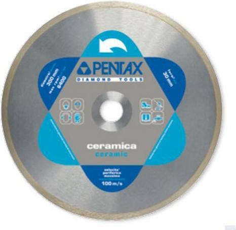Pentax Ceramic Disc GRES/U 200mm Cutting Disc Construction Materials Hole Diameter 200mm 1pcs