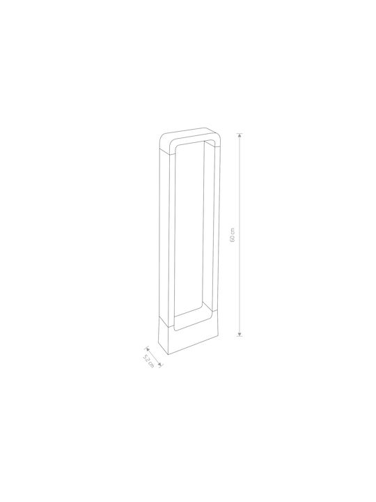 Nowodvorski Außenstehlampe LED 9W 60x5.2cm