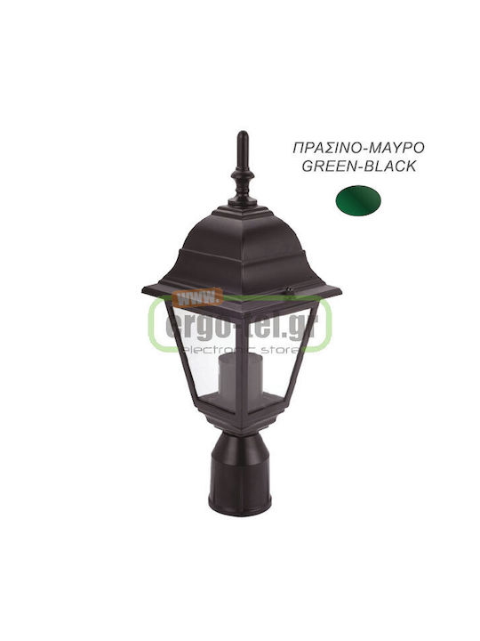 Aca Lamp Lattern Outdoor 60W IP45 for Socket E27 Green