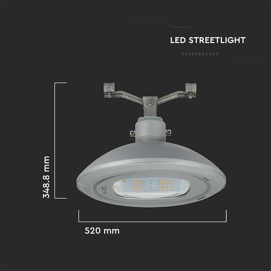 V-TAC Φωτιστικό Καμπάνα 100W Φυσικό Λευκό 13000lm με Ενσωματωμένο LED Μαύρο Ø52xΥ34.88cm