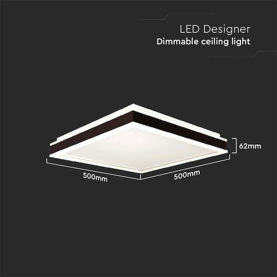 V-TAC Platz Draußen LED Panel 48W mit Natürliches Weiß Licht 4000K
