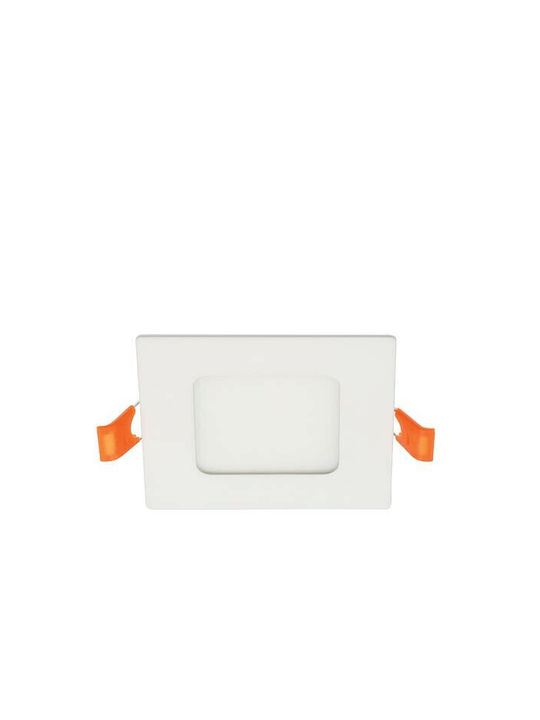 Vito Platz Vertieft LED Panel 6W mit Warmes Weiß Licht 3000K