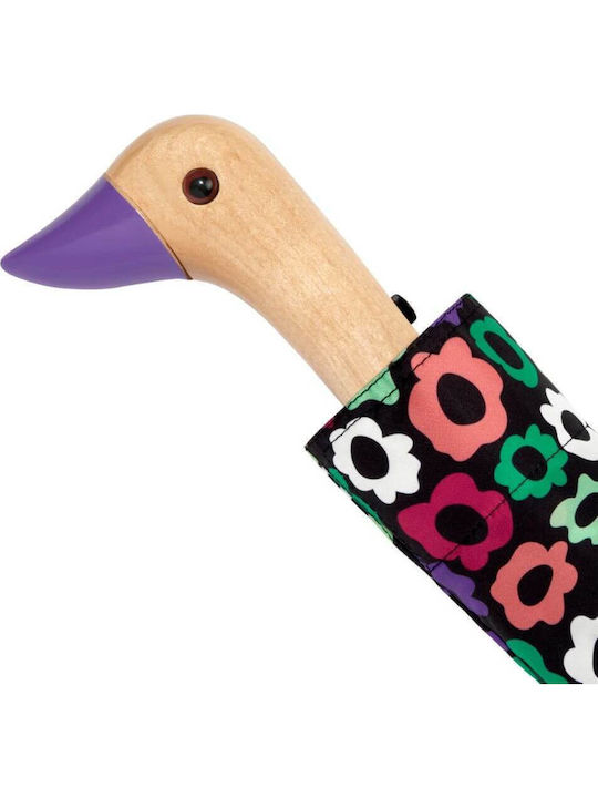 Original Duckhead Παιδική Ομπρέλα Μπαστούνι Αυτόματη Μαύρη