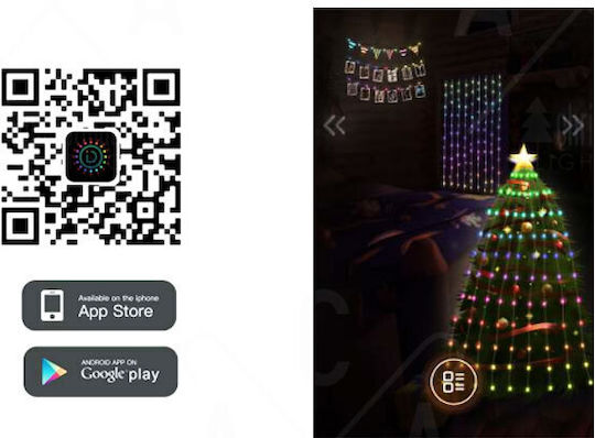 400 Λαμπάκια LED 2μ. x 20εκ. RGB τύπου Χταπόδι