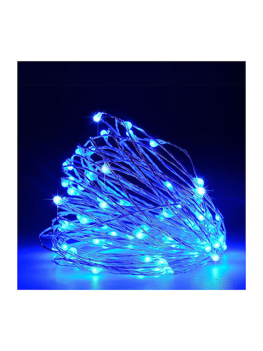 Christmas LED Light Blue 10m Eurolamp