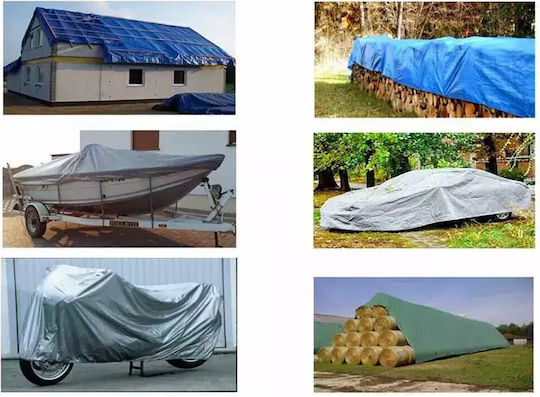 Bradas Waterproof Tarpaulin 120gr/m² 3x5m. Light Type Silver