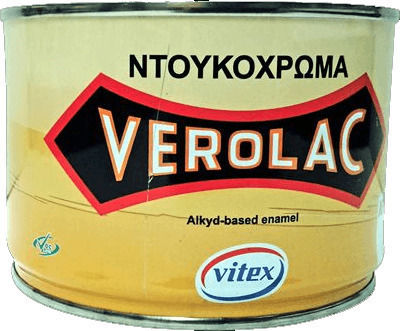 Vitex Βερνικόχρωμα Αντιδιαβρωτικό Διαλύτου Verolac 0.18lt Λευκό Γυαλιστερό