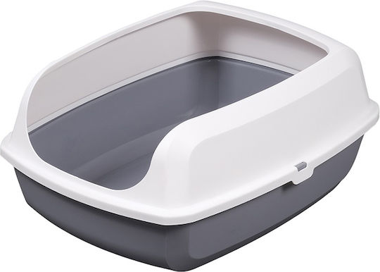 Pet Interest Cat Toilet Closed Gray L56 x W42 x H23.5cm