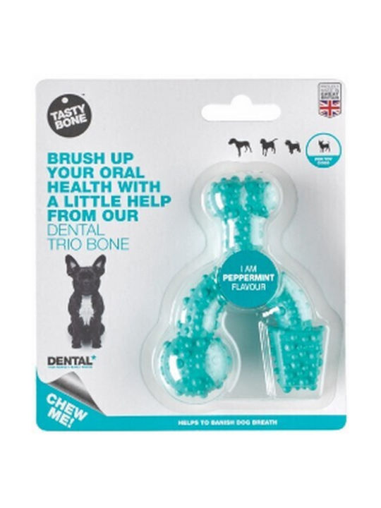 Tasty Bone Triobone Dental Jucărie Os Din Cauciuc 8cm Verde Tasty Bone Triobone Dental Jucărie Os Din Cauciuc 8cm Verde