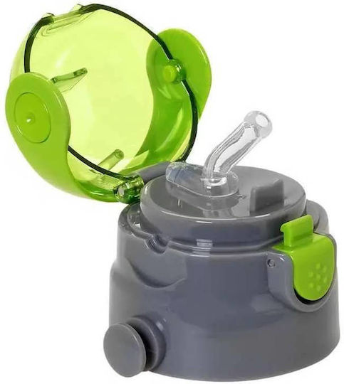Ecolife Ανταλλακτικό Καπάκι για Θερμός 400ml από Πλαστικό Πράσινο