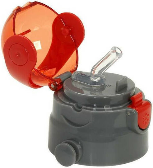 Ecolife Kids Thermos Spare Lid for Thermos 400ml / 300ml / 450ml made of Plastic Red