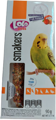 Lolo Pets Smakers Basic Food Sticks for Budgerigars with Fruits & Honey 130gr